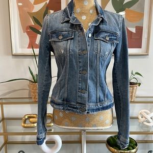Paige denim jacket size large in excellent condition